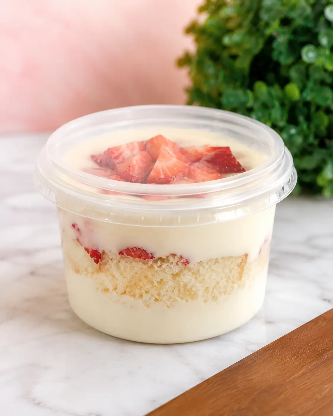 Bolo de pote Ninho com morango artesanal Delícias da Shi em Pirituba
